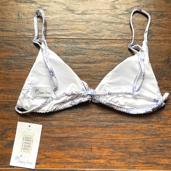 Dippin' Daisy's Blue and White Bikini - Picture 3 of 5